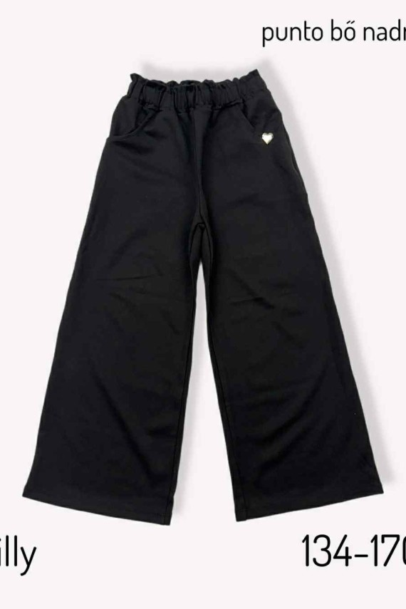 Killy design fekete bő nadrág 