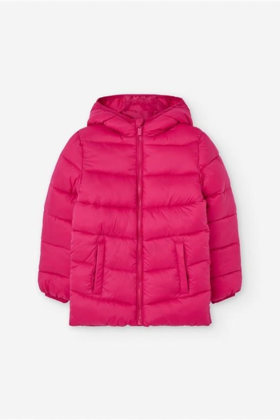 Losan átmeneti tavaszi/őszi lány kabát dark fuchsia színben 