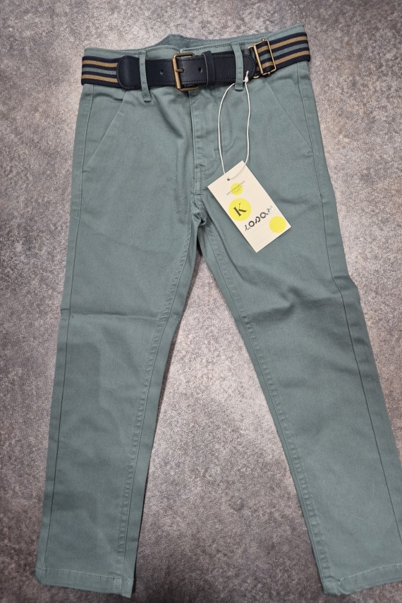 Losan állítható derekú csinos vászon nadrág övvel 