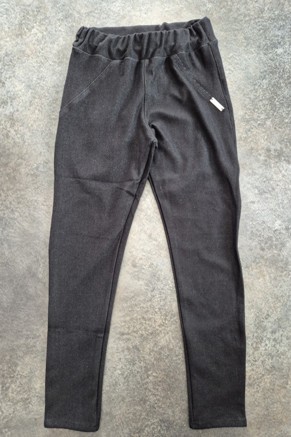 Killy design fekete farmerhatású nadrág 