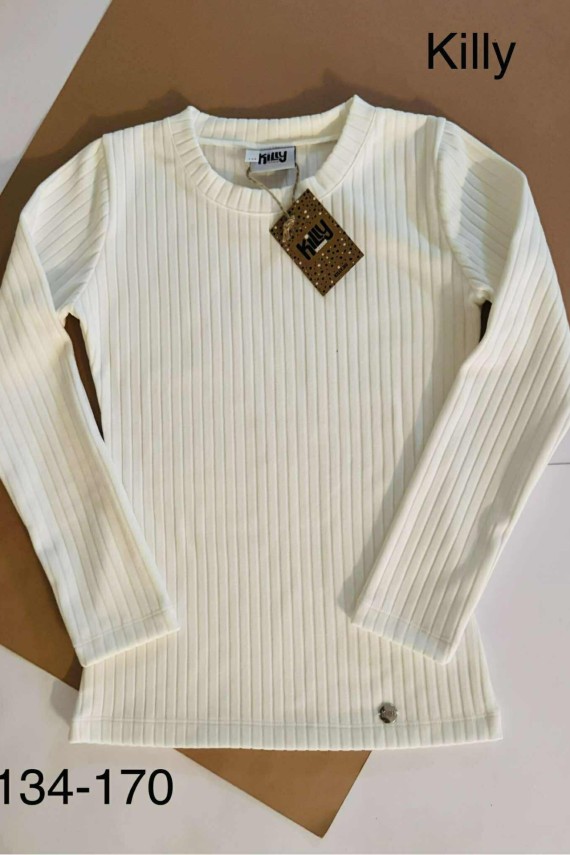 Killy design ekrü puha anyagú felső 