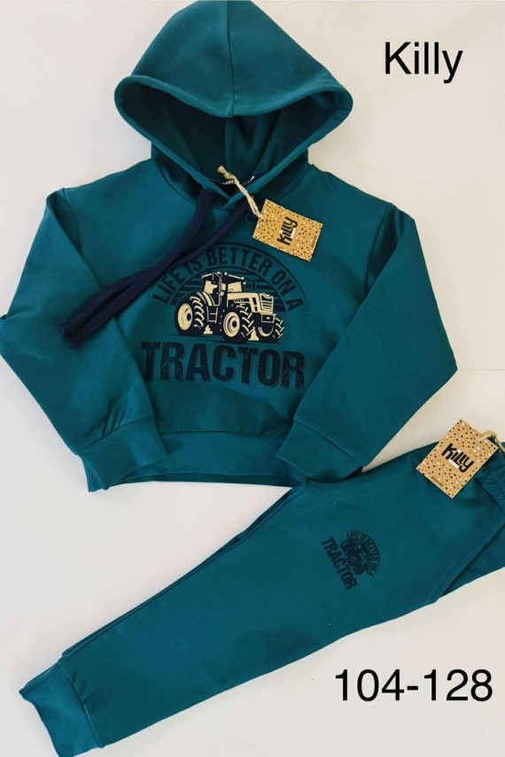 Killy design ovis szett fiúknak petrolzöld színben 