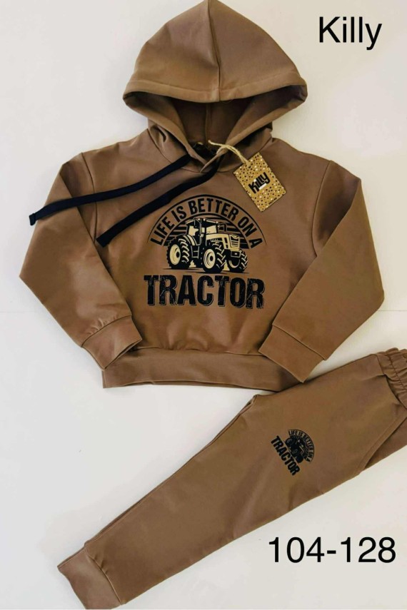 Killy design barna szett ovis fiúknak 