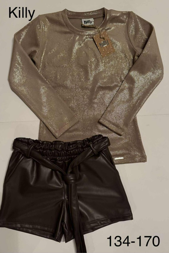 Killy design csillogó arany színű felső 