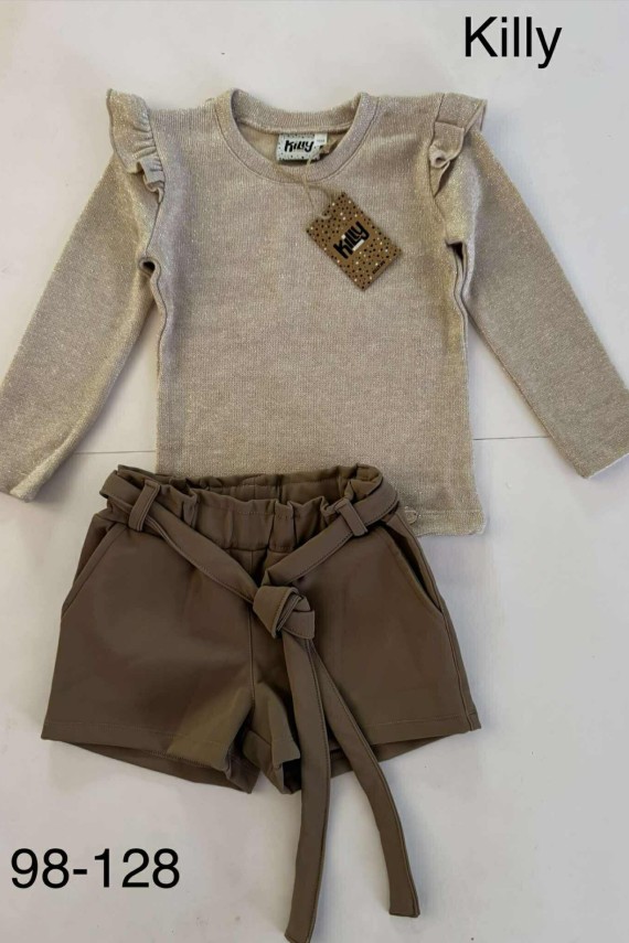 Killy design sötét barna short bőr jellegű 