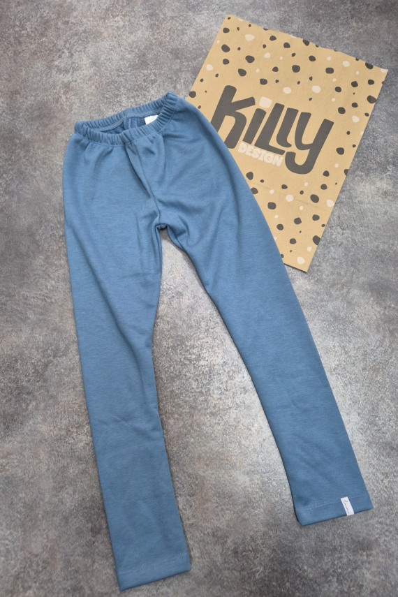 Linini warm belül szőrmés meleg kék nadrág 