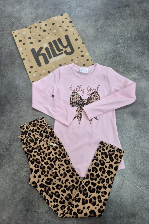 Killy design bolyhozott nadrágos szett 