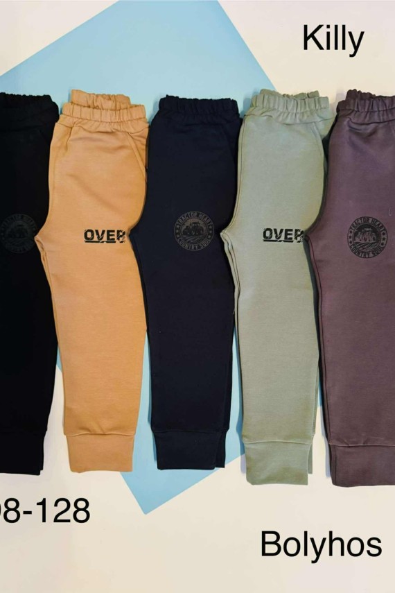 Killy design bolyhozott zsálya színű nadrág 