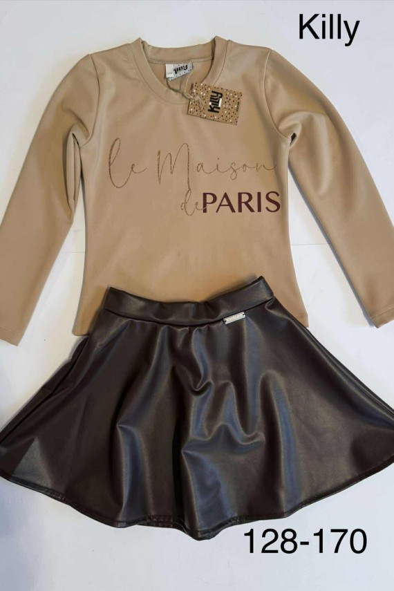 Killy design belül bolyhozott melegebb felső 