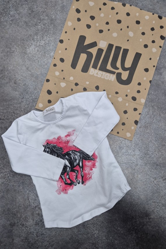 Killy design lovas hosszú ujjú felső 