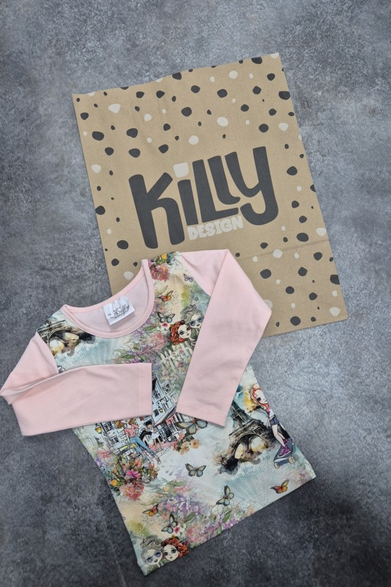 Killy mintás lány felső 