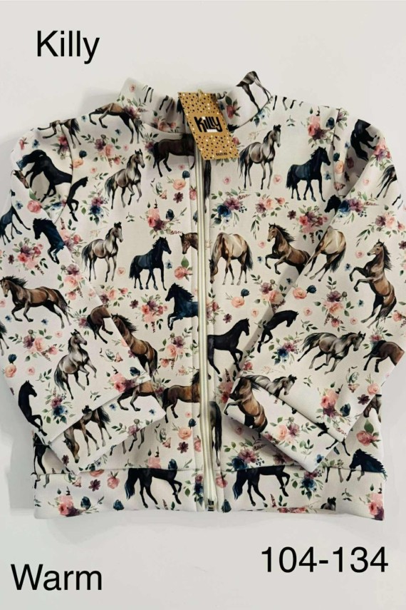 Killy design warm belül szőrmés meleg lovas kardigán 