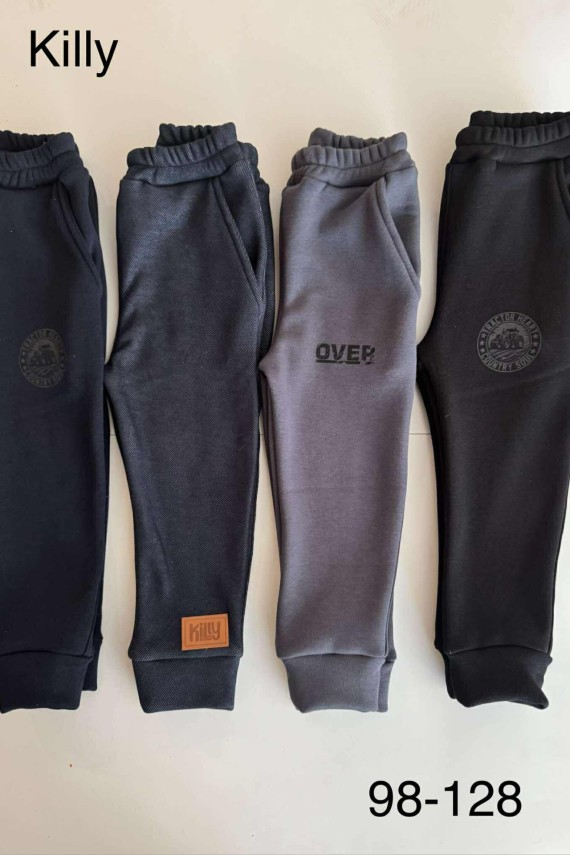 Killy design fekete warm belül szőrmés meleg nadrág 