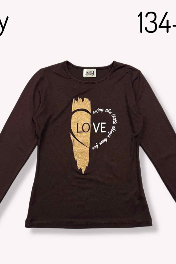 Killy design barna csinos felső 