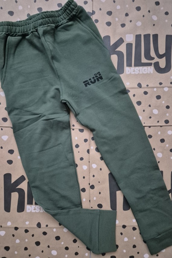 Killy design bolyhozott melegebb nadrág zöld színben 