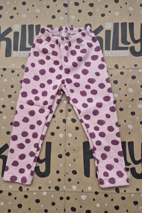 Killy design warm belül szőrmés meleg pöttyös lány nadrág 