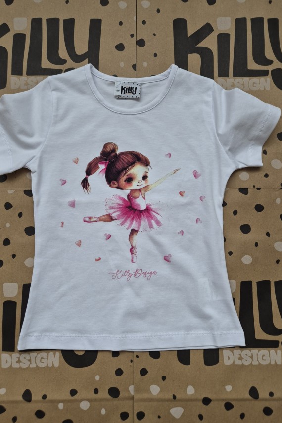 Killy design balerinás lány póló 