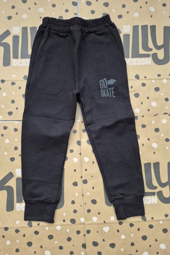 Killy design bolyhozott melegebb nadrág fekete színben 