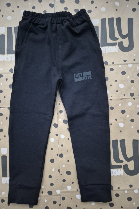 Killy design fekete bolyhozott melegebb nadrág 