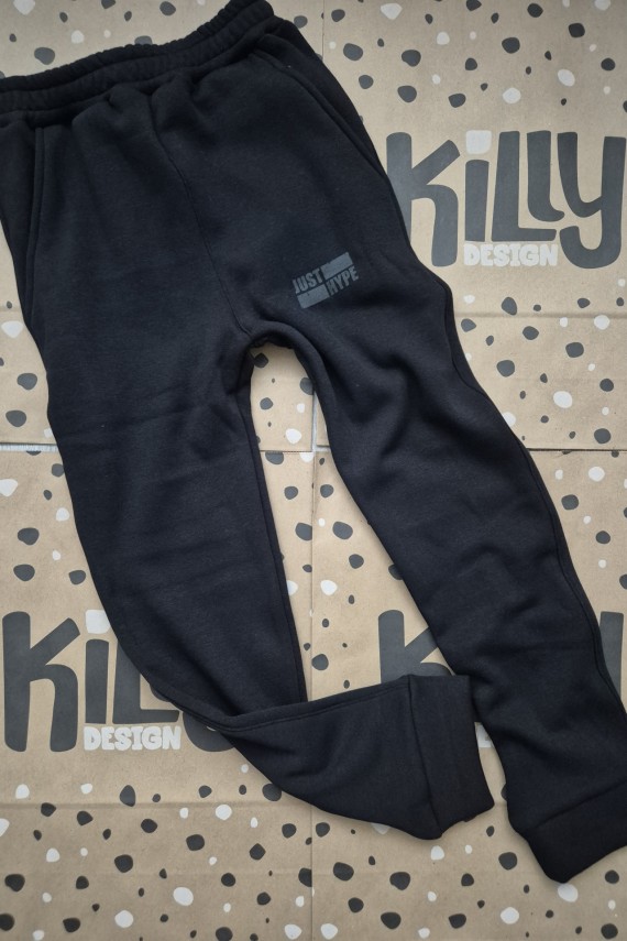 Killy design fekete warm belül szőrmés meleg nadrág 