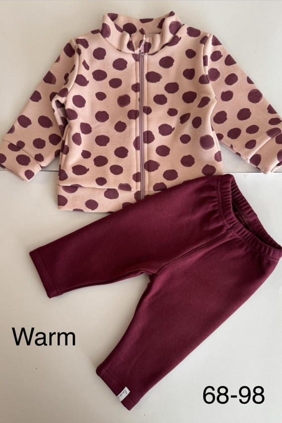 Linini warm belül szőrmés meleg cuki szett 