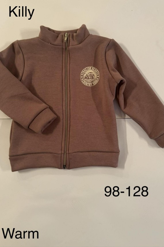 Killy design warm szőrmés meleg kardigán