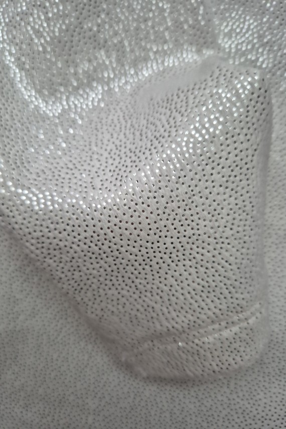 Killy design fehér csillogó puha anyagú  felső 