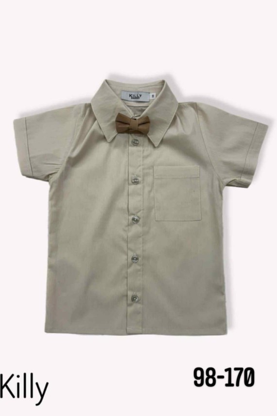 Killy design bézs rövid ujjú ing 