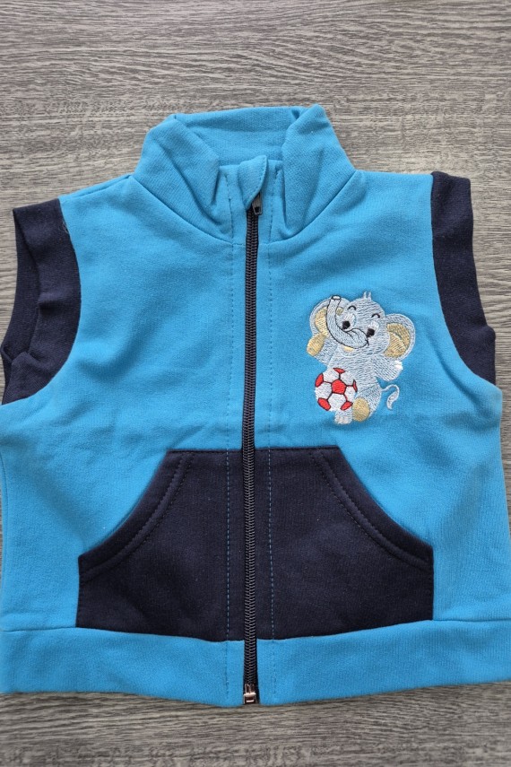 Killy design pamut mellény belül enyhén bolyhozott 