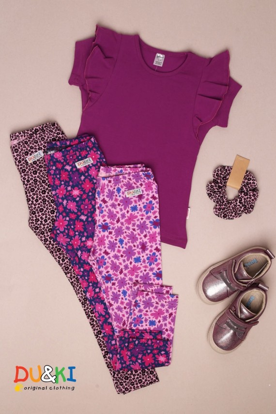 Du&ki LepkeLili póló őszirózsa színben