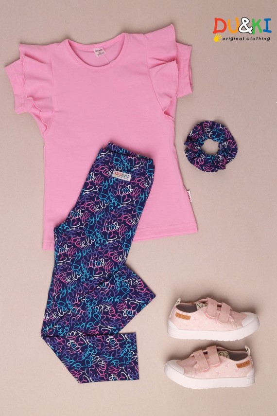 Du&ki LepkeLili póló rózsaszín színben 