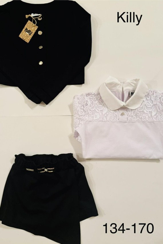 Killy design csipkés nagylány felső 