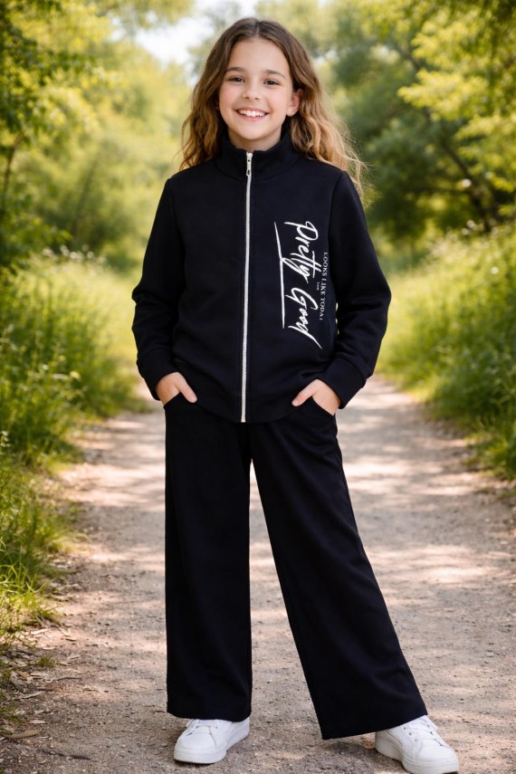 Killy design fekete cipzáros kardigán 