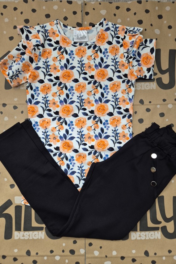 Killy design virágos pólós szett 