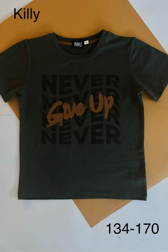 Killy design keki színű póló 