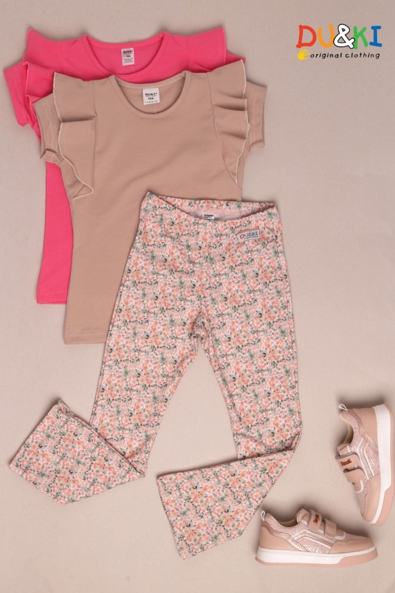 Du&ki bővülő szárú legging Bohémrét 