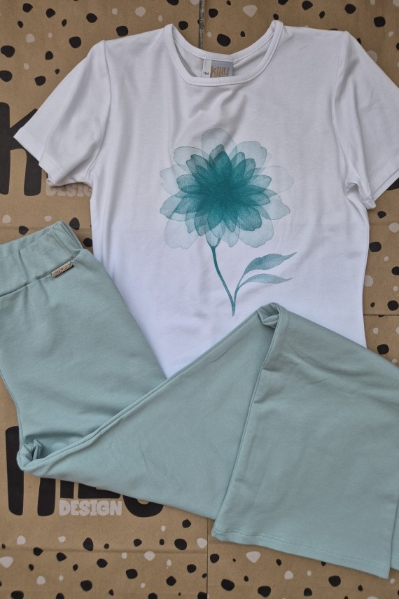 Killy design zöld trapéz nadrágos szett 