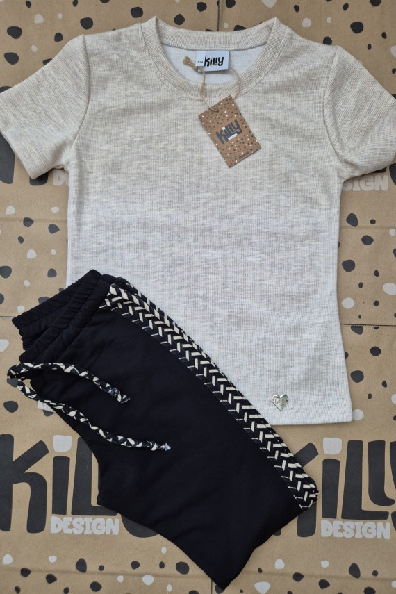 Killy design bézs felsős szett 