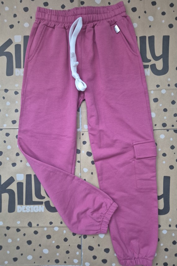 Killy design gumis aljú lezser lány nadrág mályva színben