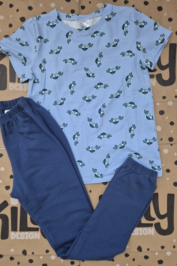 Linini rendőrautós kék szett 