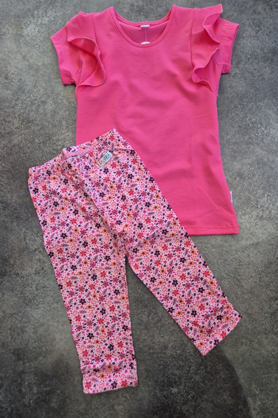 Du&ki virágos térdnadrágos szett 