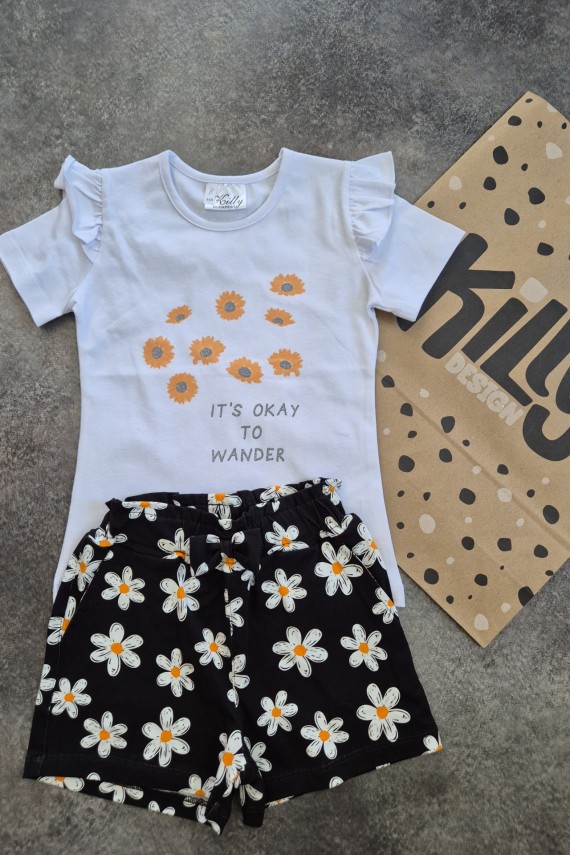 Killy design margarétás short szett 