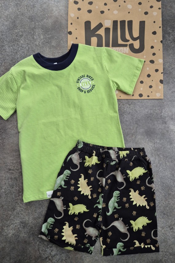 Killy design dínós shortos szett 