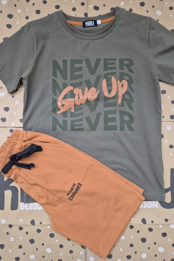 Killy design khaki-barna szett 