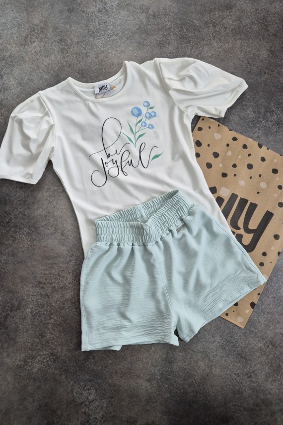 Killy design menta shortos szett 