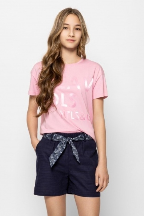 Heavytools Wubia navy vászon jellegű short lányoknak 