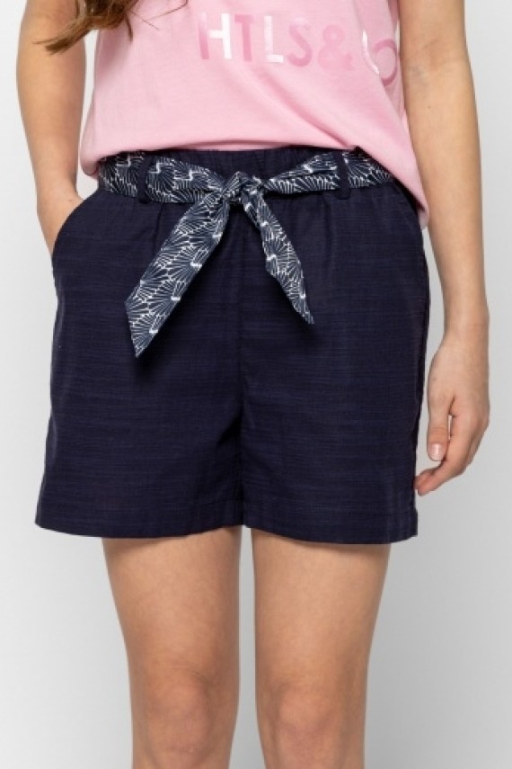Heavytools Wubia navy vászon jellegű short lányoknak 