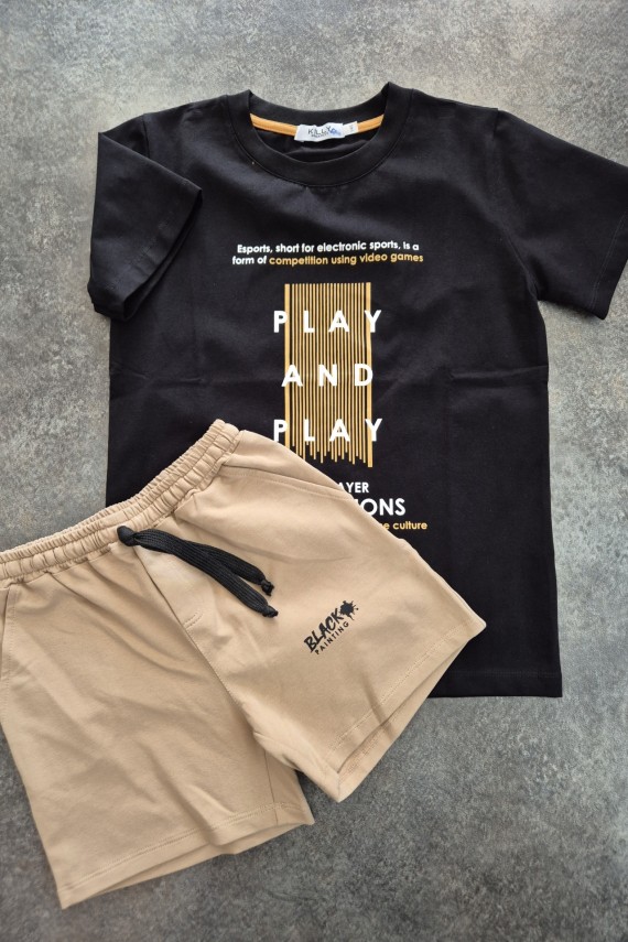 Killy design fekete-barna nyári szett 