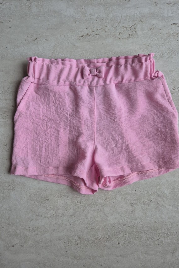 Killy design rózsaszín gyűrt anyagú short 